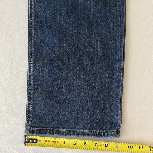 Lee Women's Legendary Stretch Blue Denim Jeans Plus Sz 30W Straight Mid Rise NWT - Picture 11 of 12